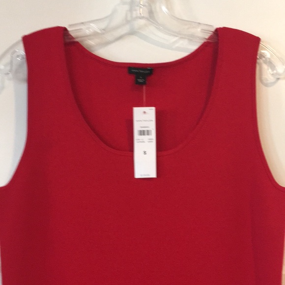 Laser Cut Flounce Sweater Red Dress 👗 size—S - Picture 5 of 8